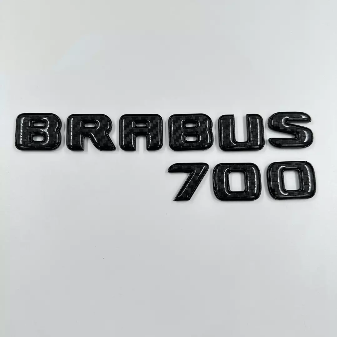 Brabus 700 emblemat logo CZARNY  karbon do Mercedes-Benz W463 G-Klasa