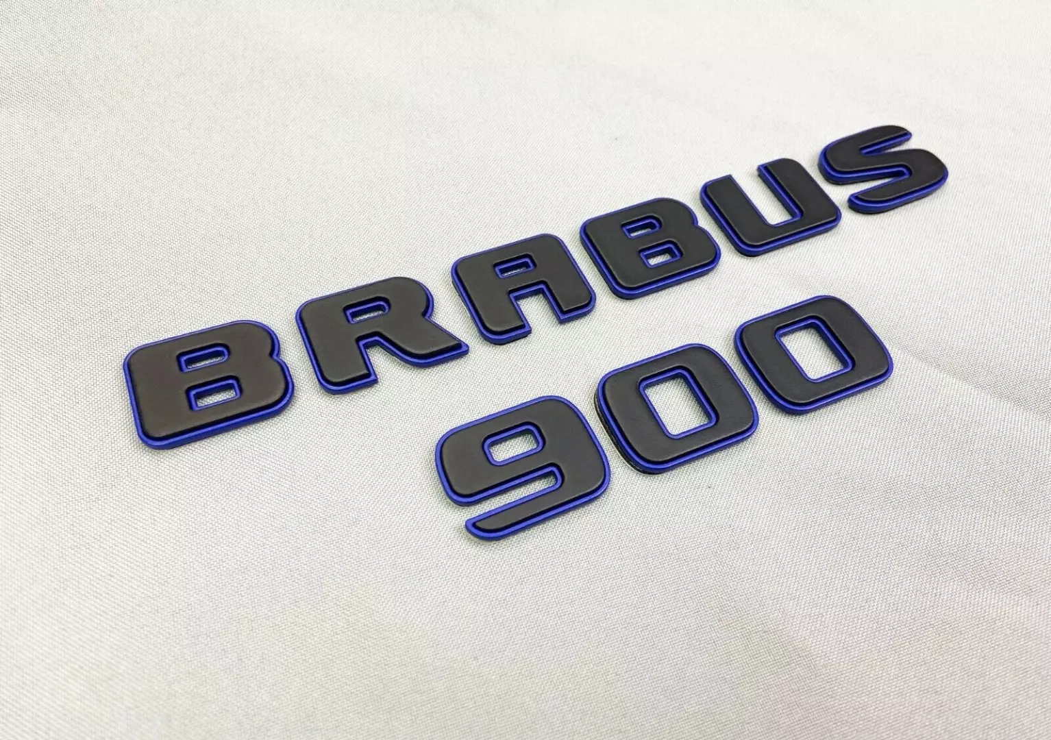 Emblemat Brabus 900 czarno-niebieski do Mercedes-Benz G-Klasse W463A
