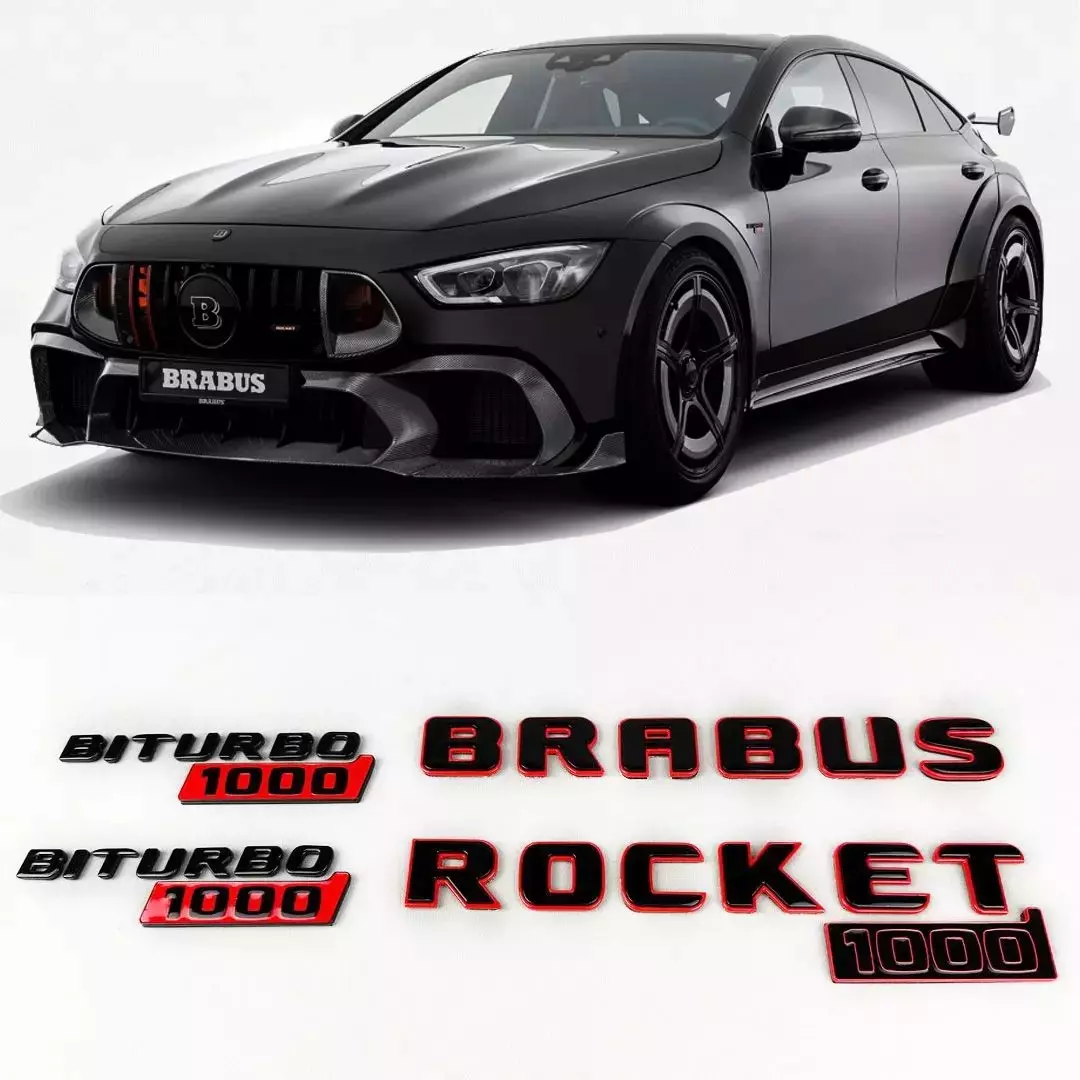 Brabus rocket 1000 zestaw emblematów  Mercedes-Benz GT 2024