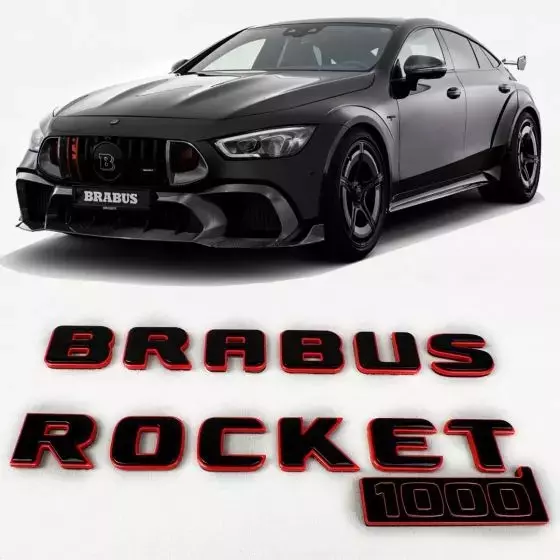 Zestaw emblematów Rocket 1000 Mercedes Benz GT 2024