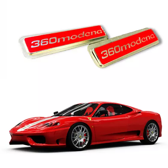 Ferrari 360 Modena dywaniki z emblematem  2 szt