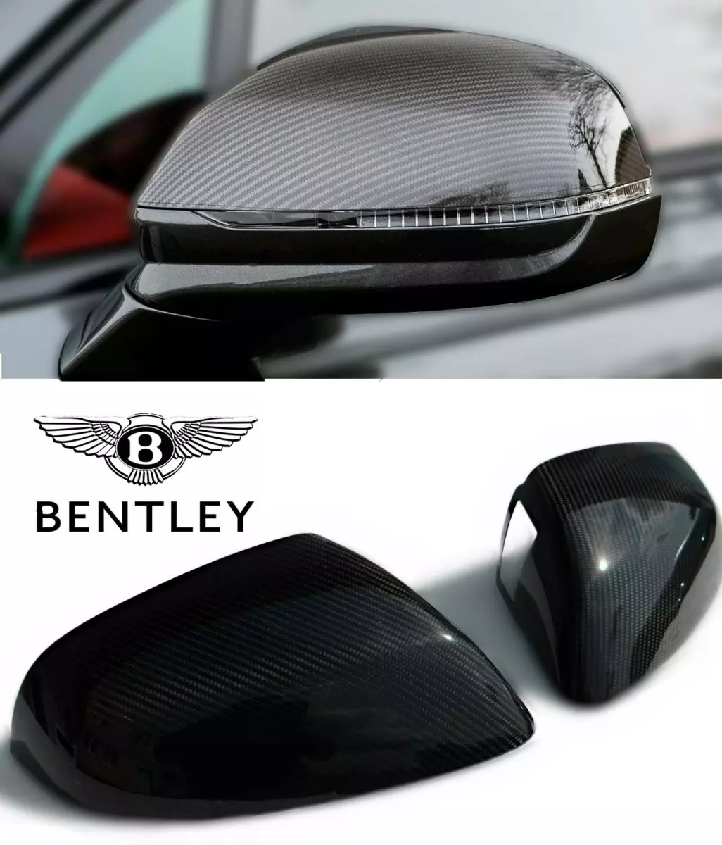 Nakładki na lusterka Karbon 2 szt. Zestaw do Bentley Bentayga 2015-2018