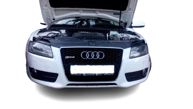 GRILL Audi A5 styl RS5 2007-2011 CHROME 